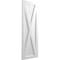 Ekena Millwork True Fit PVC Single X-Board Farmhouse Fixed Mount Shutters, White, 12W x 32H, PR TFP001FH12X032WH - alternate 9